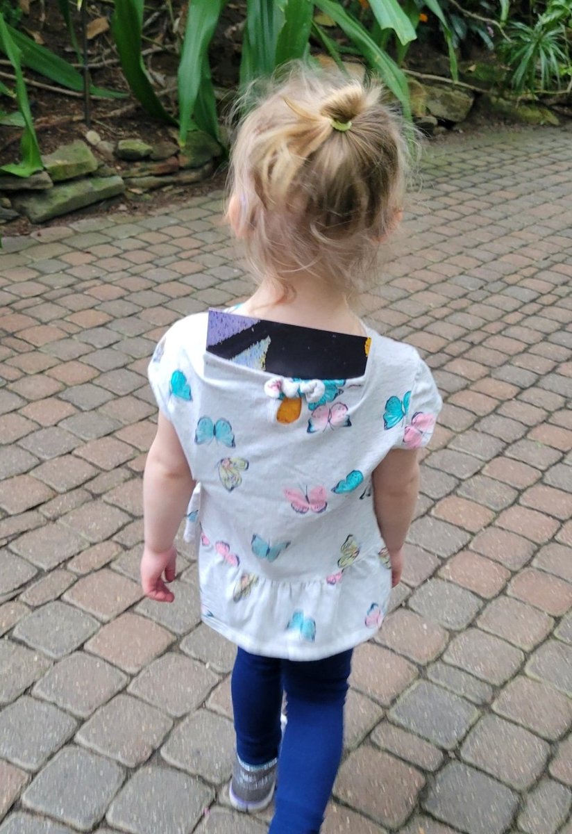 JustMeLi452's tweet photo. *Toddler trying to shove her butterlfy guide in her shirt*
Me- Hey nugget, whatcha doin?
Toddler- Ava do it π€·π»
Me- ah ok π₯Ή can I help?
Toddler- yes!
*proceeds to walk around like this the whole time*
I see no difference ππ
#SaveWarriorNun #WarriorNun https://t.co/2pvVeAeyyp