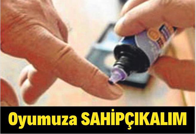 SEÇİM GÜVENLİĞİ İÇİN PARMAK BOYASI ŞART DİYENLER

-RETWEET 
-FAV 
-YORUM 

Yapın da sayımız belli olsun

"EVET" DİYE YORUM YAPAR MISINIZ? 

Oyumuza SAHİPÇIKALIM