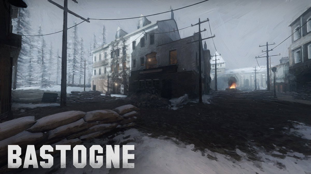 dayofinfamygame's tweet photo. Battle of the Bulge
Dec 20 - Dec 27, 1944

Taking place in the Ardennes forest surrounding the city of Bastogne, the Battle of the Bulge took place in harsh winter conditions.  In a major counter-attack effort, the German army sought to push back the advancing Allied forces. https://t.co/26VZfKF6Cf