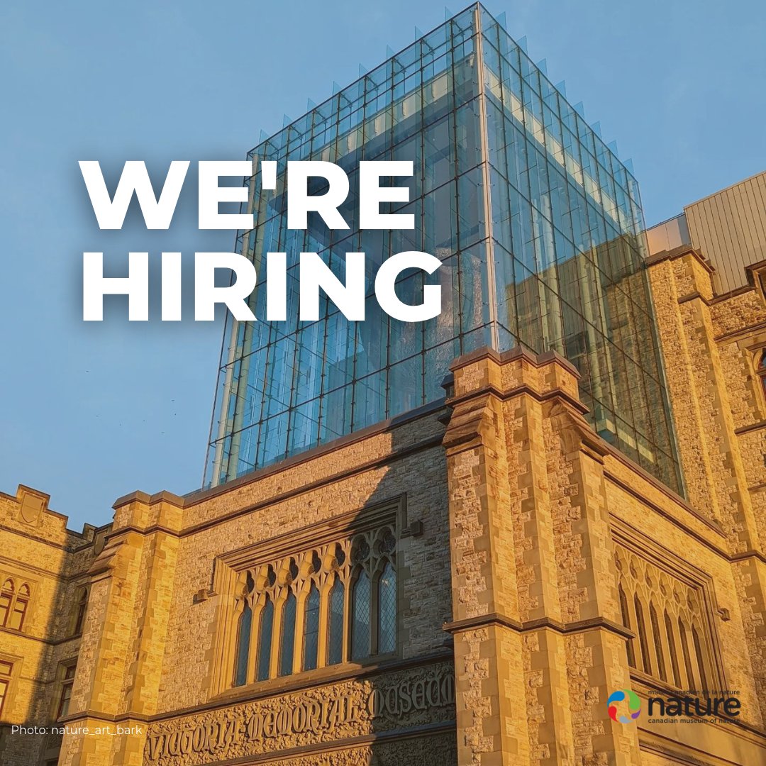 📌 New job opportunities
1. Project Manager (Exhibitions and Content), Experience and Engagement. Deadline: April 10, 2023
2. Director, Content and Digital Strategies, Experience and Engagement. Deadline: April 11, 2023
For more information: nature.ca/en/careers/ #HiringOttawa