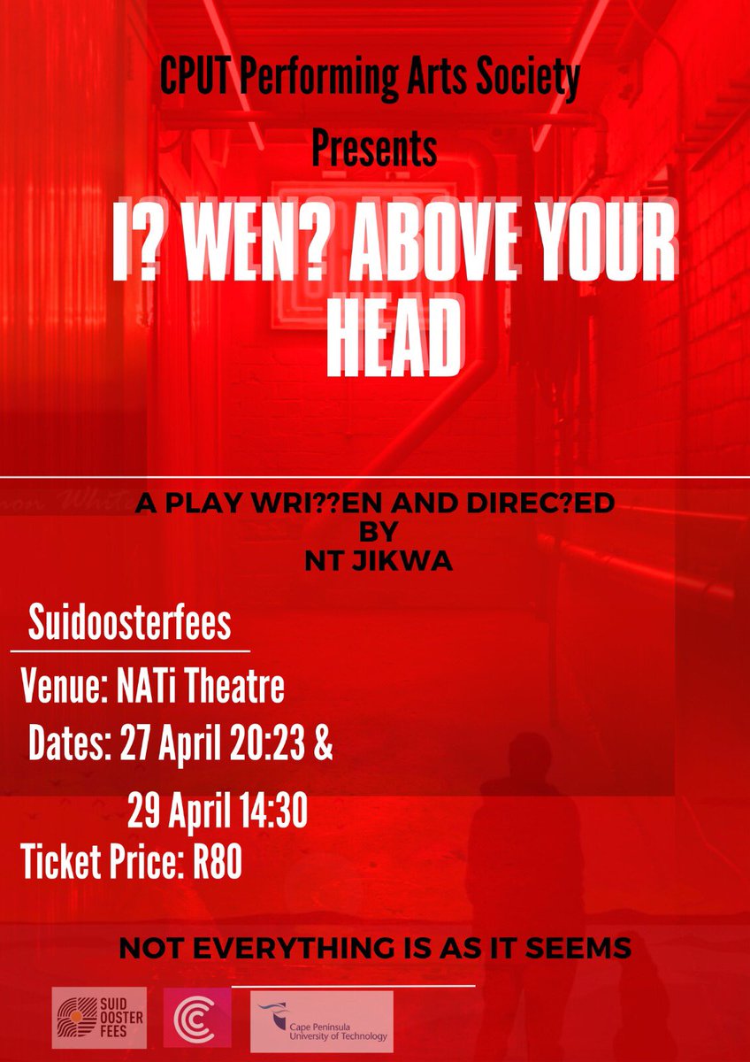 ntblur's tweet photo. https://t.co/TAtUkSaukq. If you’re in Cape Town, let’s watch a theatre show at Artscape. https://t.co/FdfXweO5RT