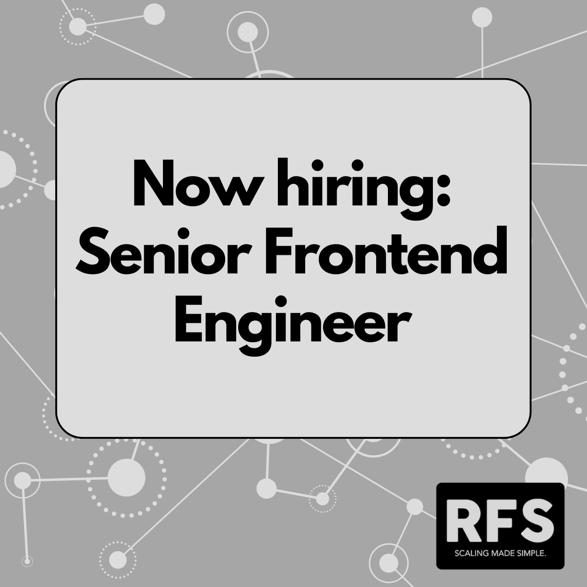 RecruitingFS's tweet image. We&apos;re #hiring for a #SeniorFrontendEngineer - here&apos;s what to know: 

- #SeriesA startup backed by top investors
- You&apos;ll ultimately be responsible for building a team 
- Amazing benefits: Stipends &amp;amp; Competitive salary are just a few 

Learn more here: lnkd.in/gVGubKrQ