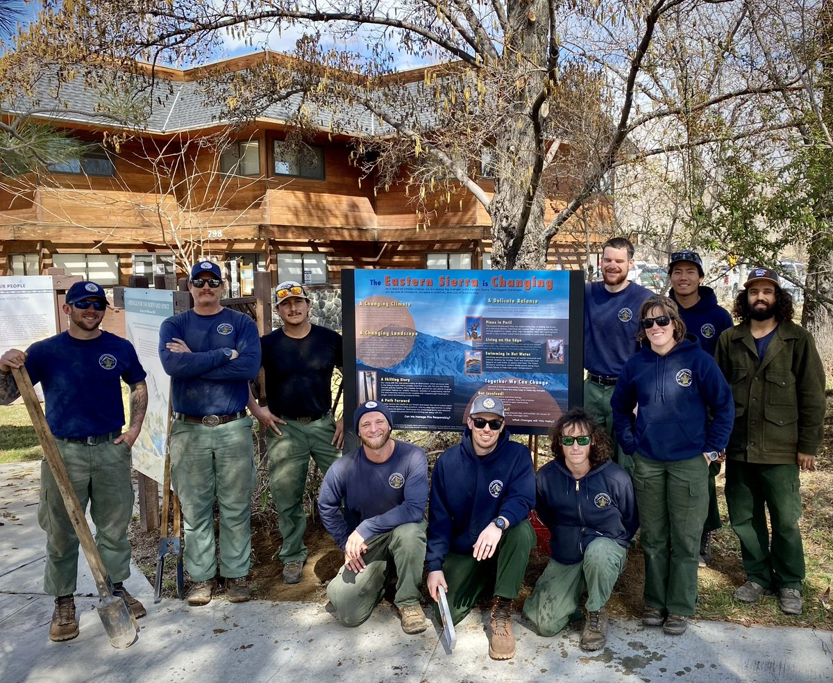 Recently, interpretive panels were installed and space was made for a future native plant garden at White Mountain Visitor Center by the Inyo Hotshots winter crew.

Come by and see them for yourself!
