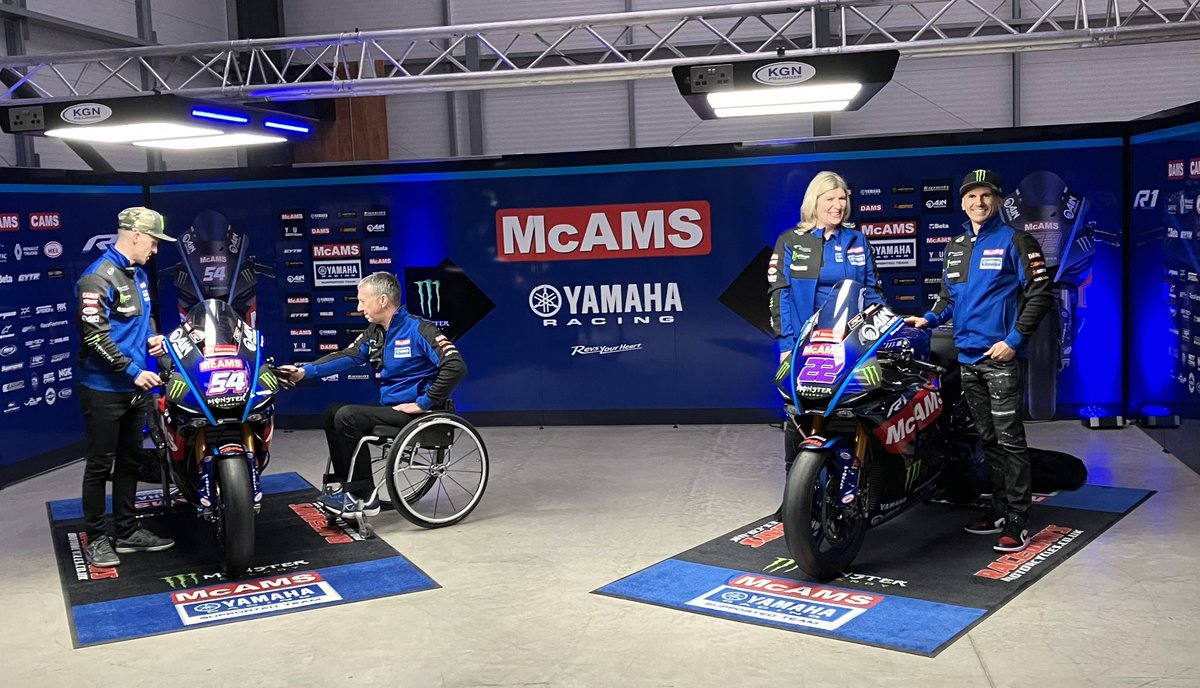 danjewellmedia's tweet photo. Great to meet @TimNeave14 @ohalloran22 &amp; all @McAMSYamaha today to talk all things @OfficialBSB as they unveiled their new bikes. Loads to come from the Lancashire team @BBCLancsSport https://t.co/rvCz6uV0BE