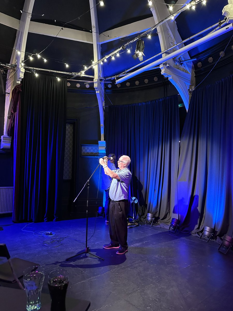 BrightClubMcr's tweet photo. Sound check underway for tonight. See you all at 7.30! #bcm40 https://t.co/eYMGtfJHSn