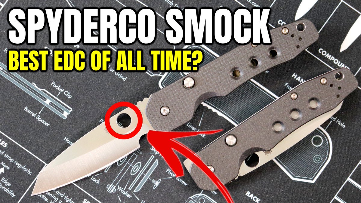 MiguelEDC's tweet photo. https://t.co/EqOzndjiGI
Just dropped the Spyderco Smock Review! Check it out, let me know how I did! 💯🙌🏼 @SpydercoKnives #knifecollection #knifenut #hunting #blacksmith #knifeporn #survival #knifelife #pocketdump #knifeking #knifemaking #edc #everydaycarry #edcgear https://t.co/JHoFTPI4zN