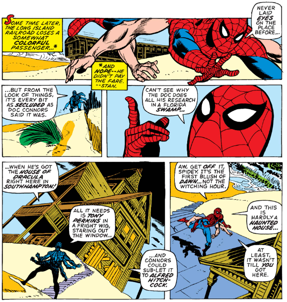 MarvelADay's tweet photo. #MarvelADay #ASM101 If you have a friend who lets you use his or her Southampton home, compete with fully-stocked lab, count yourself lucky. That's a true friend. - JRW https://t.co/RhjoxNgMgo