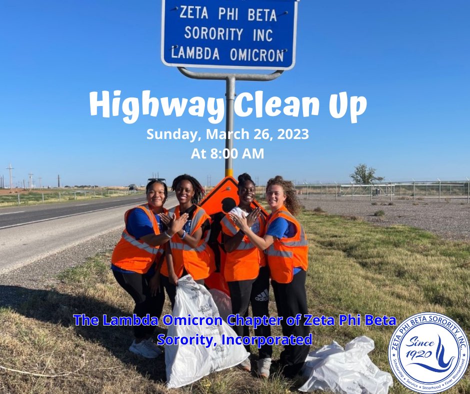 Join us this Sunday, March 26th for Highway clean up! 

We will meet at the Black Cultural Center’s parking lot at 7:45 AM to drive to the location. 

The link is in our bio to sign up!