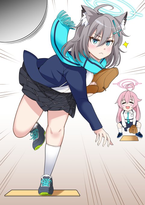 シロコ「んっ・・・WBCを目指す!」
ホシノ「あちゃ～・・・影響受けちゃってるね～」
#ブルアカ 