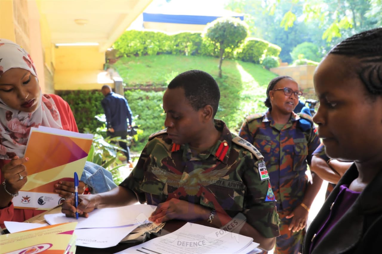 Kenya Defence Forces on Twitter "KDF in conjuction with the Women in