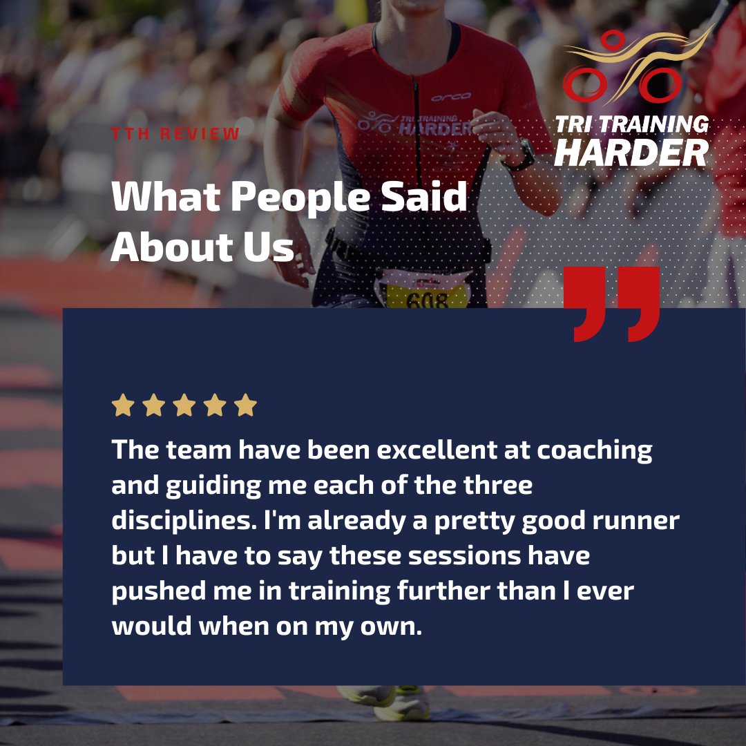 Thank you for the review 🙂
"The team have been excellent at coaching and guiding me each of the three disciplines. I'm already a pretty good runner but I have to say these sessions have pushed me in training further than I ever would when on my own"
🔗 bit.ly/3GVRAlG