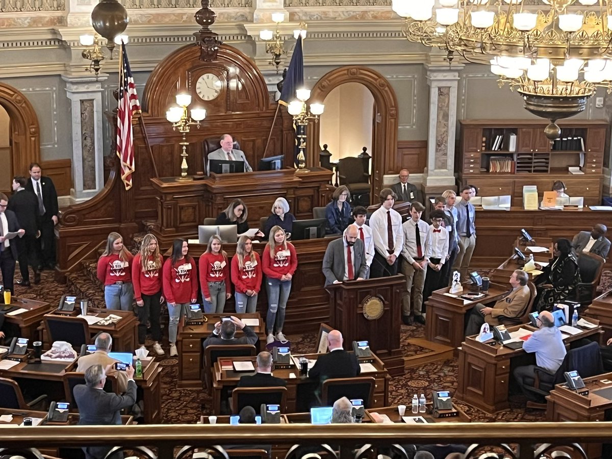 klmiller33's tweet photo. What a fun day getting recognized at the State Capital as back to back state champions! https://t.co/yJuIjRAVMh