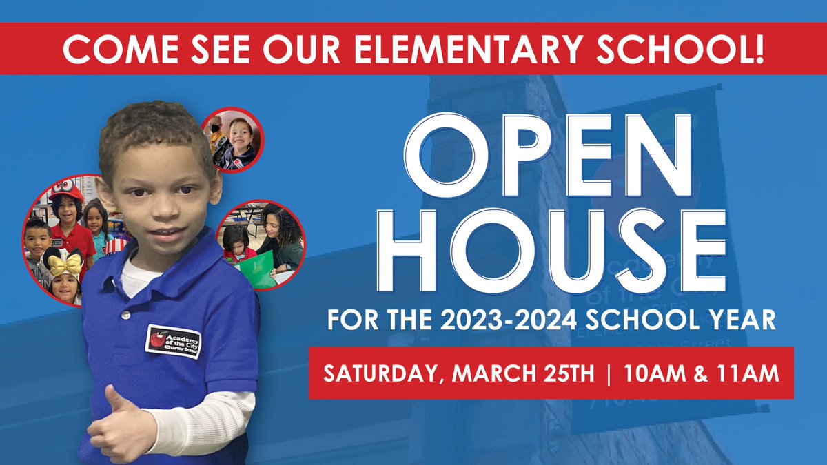 aocwoodside's tweet photo. We invite families to learn more about Academy of the City Charter School’s Elementary School. Join us for our Open House in Woodside on Saturday, March 25th to tour our building and meet our staff. Register here: https://t.co/RYajJt59X4 #woodsideny #woodsidequeens #queensny https://t.co/RF6TXKlUQt