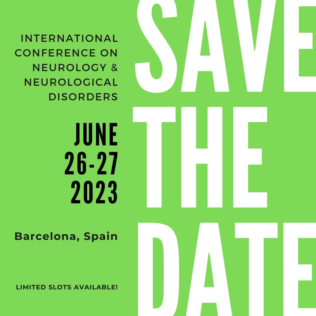 Don't miss out on this opportunity to network with experts and share your research findings. 

Early bird registration is now open, so sign up today to save your spot! magnivelinternational.com/conferences/ne…

#NeurologicalDisorders2023 #BarcelonaConference #NeurologyConference