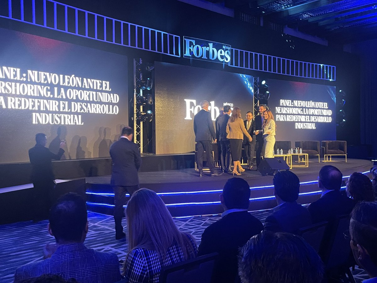 Seguimos en el Foro Forbes Monterrey Economía y Negocios 2023

#ForoForbes #MTYEconomiaYNegocios 
#Nearshoring #NuevoLeon #Monterrey