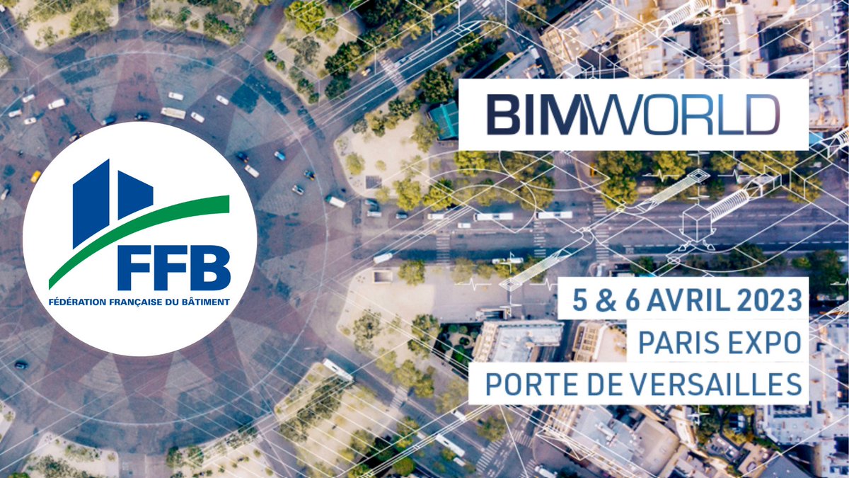 🔔 J-15 avant le <a href="/bim_world/">BIM WORLD</a> Paris 2023.
La FFB vous invite à découvrir la maquette numérique et comprendre son utilité au quotidien.

📅 5 &amp; 6 avril 2023
📍 Paris Expo Porte de Versailles, stand D120, Pavillon 5
🏷️ Code promo WP4692

+ d'infos ⤵️
pulse.ly/3349dfpq61
#BIMWORLD