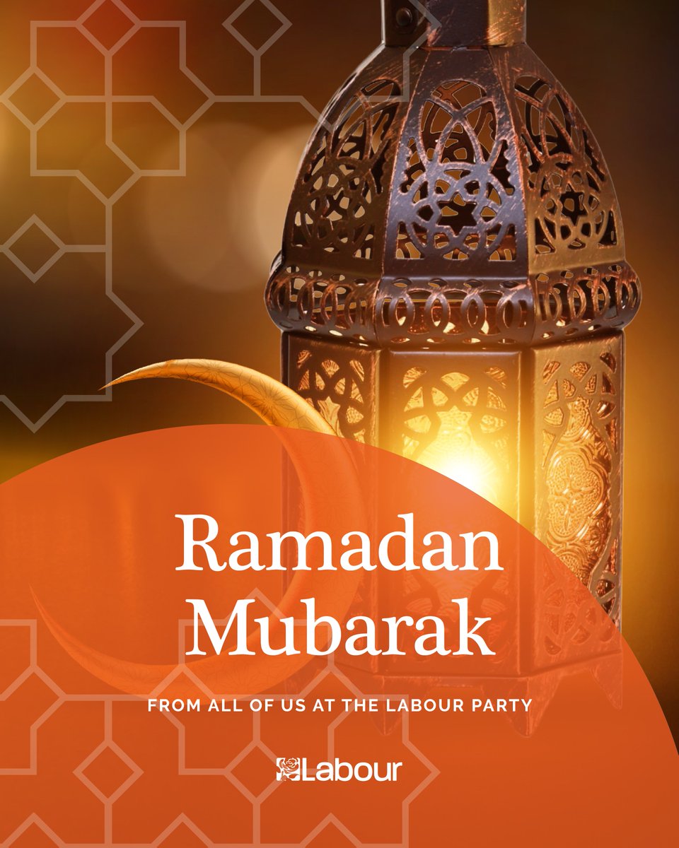 Ramadan Mubarak!

The Labour Party wishes you and your families a peaceful and healthy #Ramadan2023.