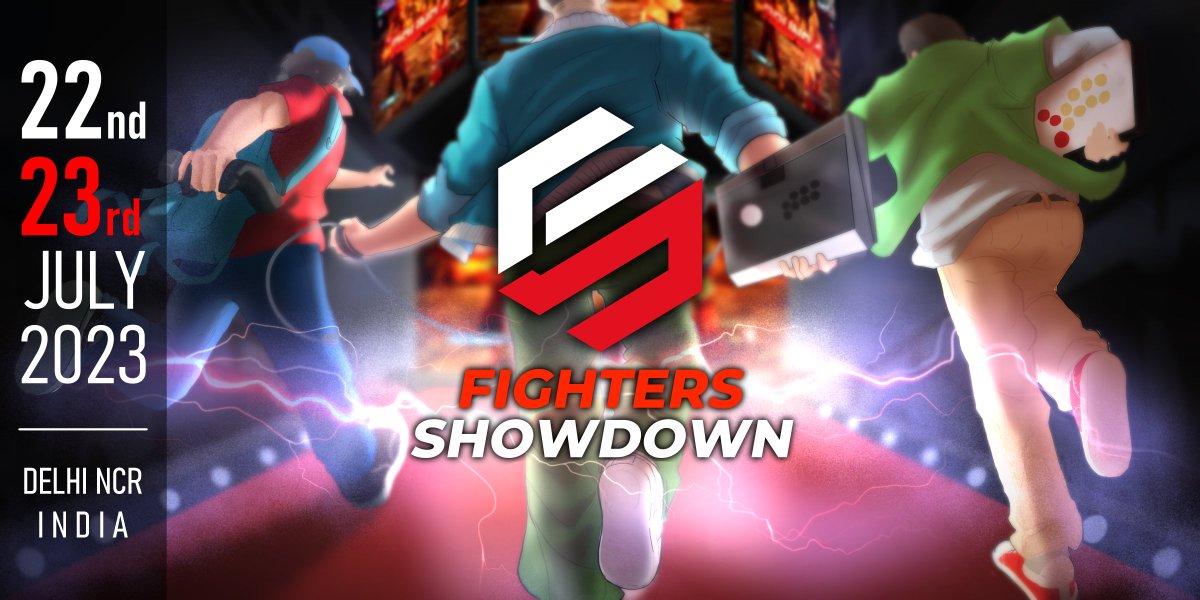 FSINDIA_'s tweet photo. We are back with Fighters Showdown 2023.
BIGGER, BETTER, STRONGER.
The lines are drawn, the stage is set, the fists are clenched.
Stay Tuned for more info...
#FightersShowdown2023
#FSINDIA2023
#TEKKEN7 
#IndianTekken
#IndianFGC https://t.co/72Ds66UZBO