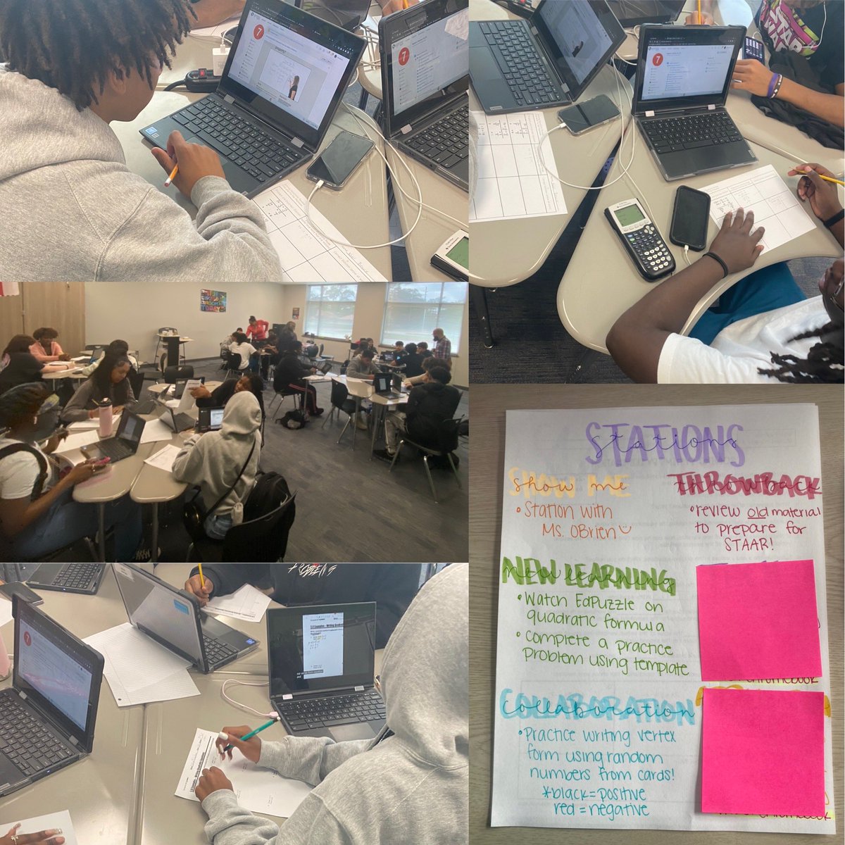 🚨Blended Learning in Action🚨 <a href="/SPRINGHIGHLIONS/">Spring High School</a> Algebra teachers are using stations to review, collaborate, learn new content, apply new knowledge, &amp; practice for STAAR🎉 Amazing engagement! #SpringISDInnovate <a href="/kholiday71/">Kevin H</a> <a href="/SISD_CoA/">K. Cuellar</a> <a href="/LaTracyHarris/">LaTracy Harris, Ed.D</a> <a href="/SpringISD/">Spring ISD</a>