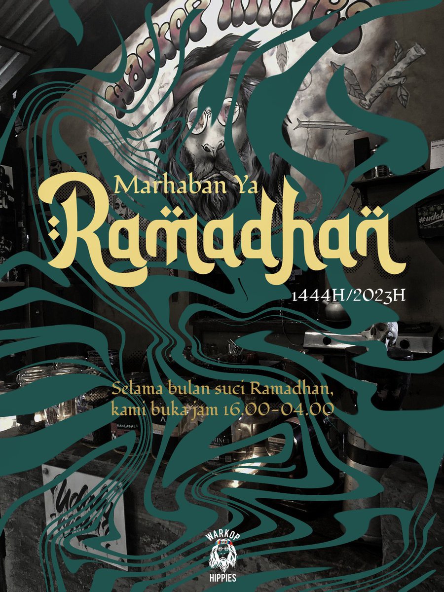 WarkopHippies's tweet photo. Marhaban Ya Ramadhan
Selamat menunaikan ibadah puasa bagi yg menjalani 🙏 semoga selalu kuat sampai adzan maqrib nggeh.
di bulan suci Ramadhan ini ada sedikit perubahan jam buka ya, kita buka jam 16.00-04.00
Buka nya dapet, Sahur nya dapet.
See u 🥂 
#udahnganu? #warkophippies https://t.co/3nHvKSY294