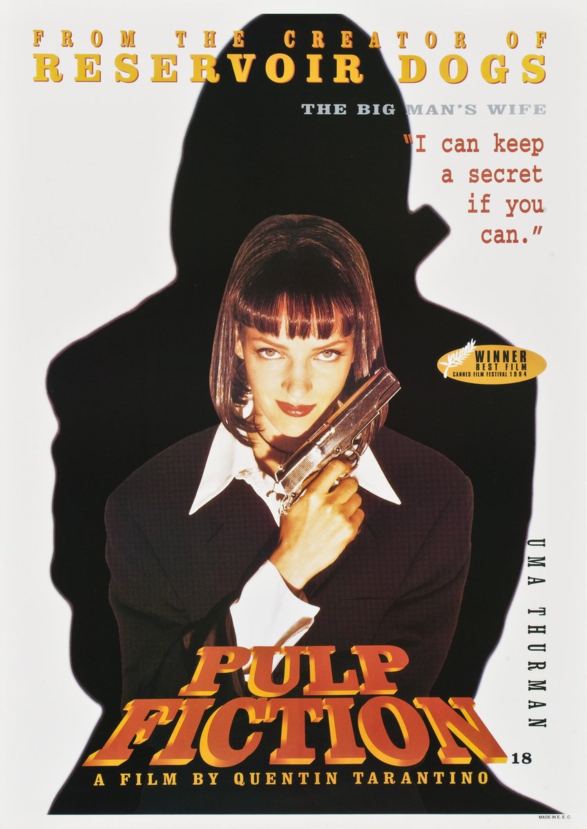 OnlyFilmMedia's tweet photo. #OnlyFilmThrowbacks:
Check out these lesser-seen character posters for #PulpFiction (1994).
#HappyBirthdayQuentinTarantino. https://t.co/lDI5HEVbSP