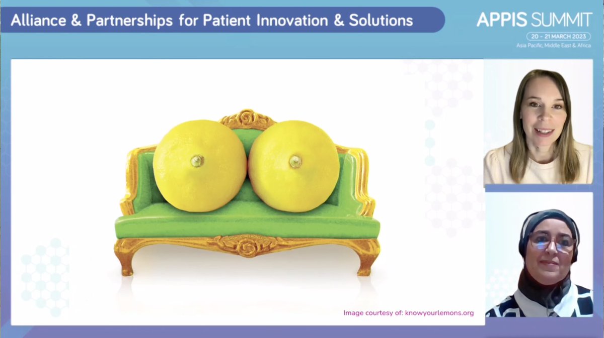 AssociationAma3's tweet photo. It was my pleasure to be present the session "let's go viral" of digital health & communication theme of APPIS 2023 with Dr Corrine Ellsworth-Beaumont, CEO of Know your lemons organization to present her impressive #KnowYourLemons campaign.
#APPIS #APPIS2023
#innovation https://t.co/yLChZUDH49
