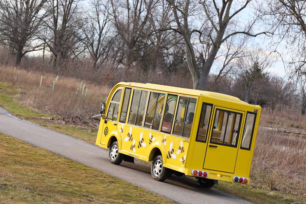 Today we debuted the bumblebee bus at ⁦@clevemetroparks⁩! Looking for a mobile park tour and education look no further than our Outdoor Experience team! #education #bus #bees #pollinators #outdoors #people