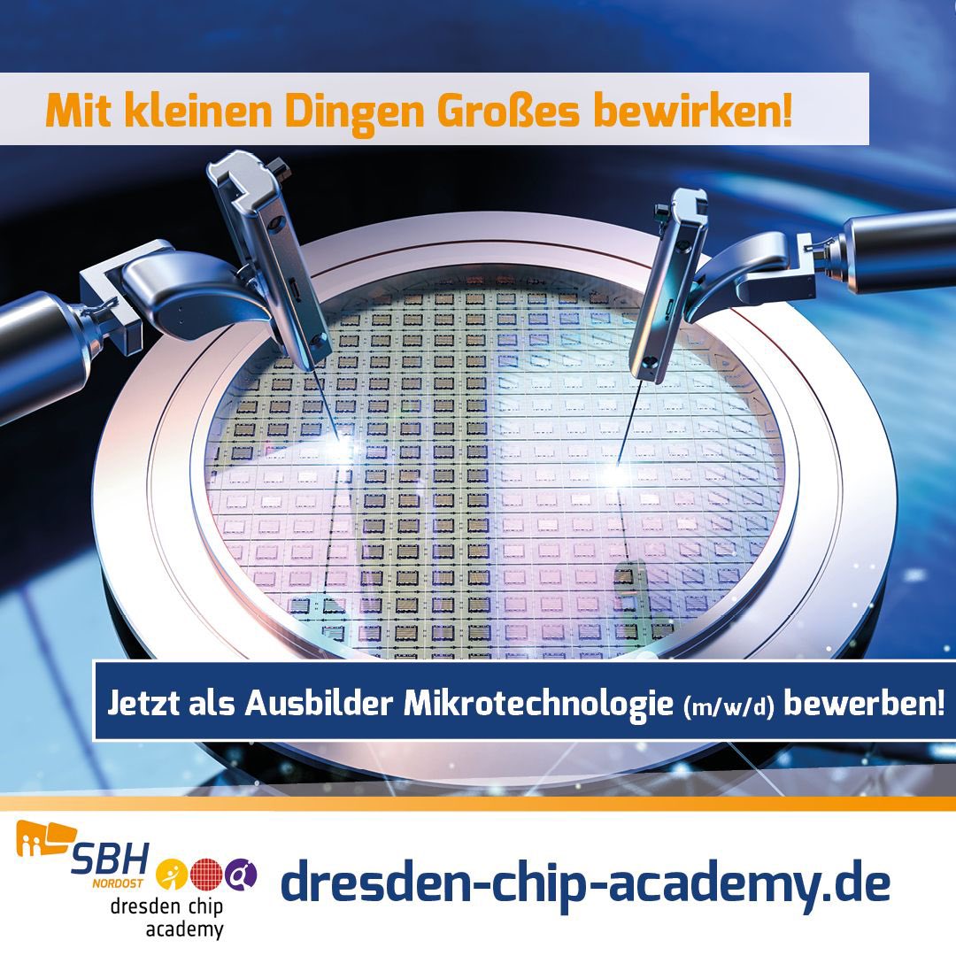 ChipAcademy's tweet photo. "Forme die Technologie von morgen - werde Mikrotechnologie-Ausbilder heute!" https://t.co/vwRtSanWz5