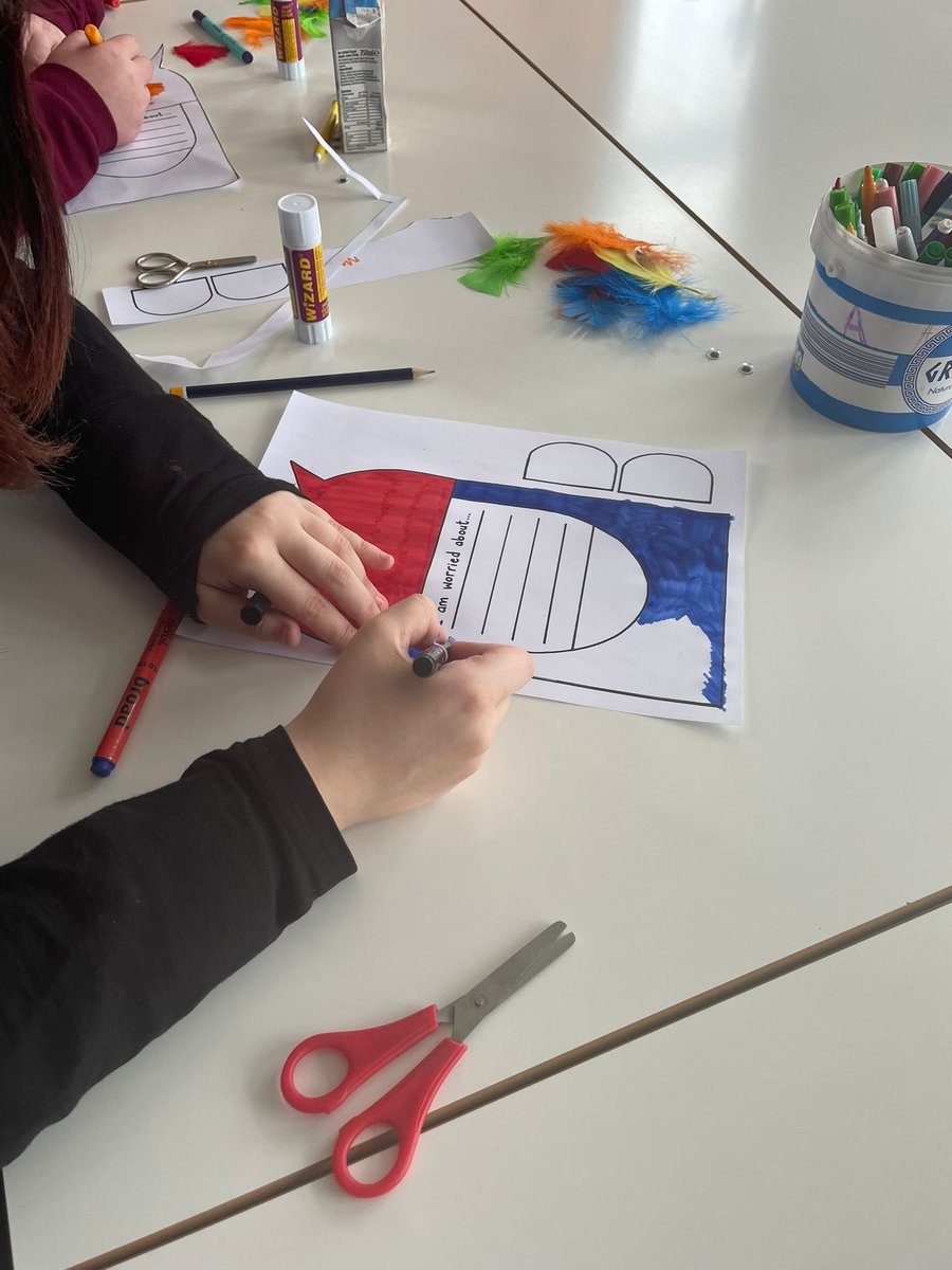 Kilwinning_Acad's tweet photo. Pupil Support and our Area Inclusion Worker welcomed a group of P7 pupils today for their Enhanced Transition visit! How fab are these worry monsters?! 👾 See you all again soon! 🤩 #enhancedtransition @KilwAcadSupport @KilwAcad_AIW https://t.co/JGbRVEynR4