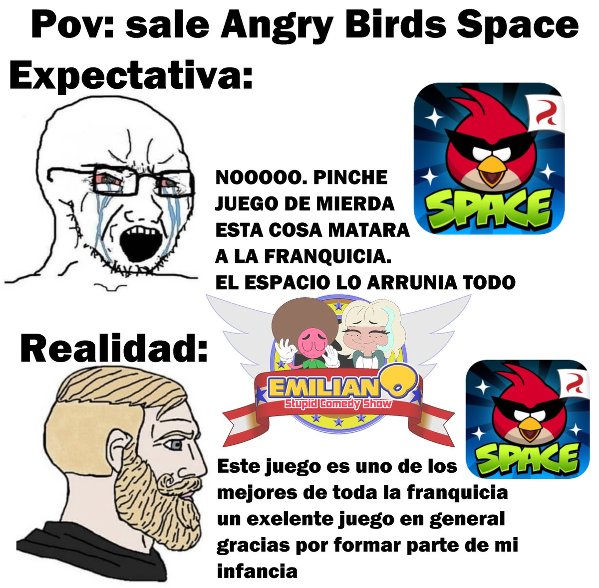 EmilianoHuman's tweet image. Feliz Onceavo aniversario a uno de los mejores juegos de la saga de Angry Birds. Angry Birds Space #AngryBirds #Bringback2012