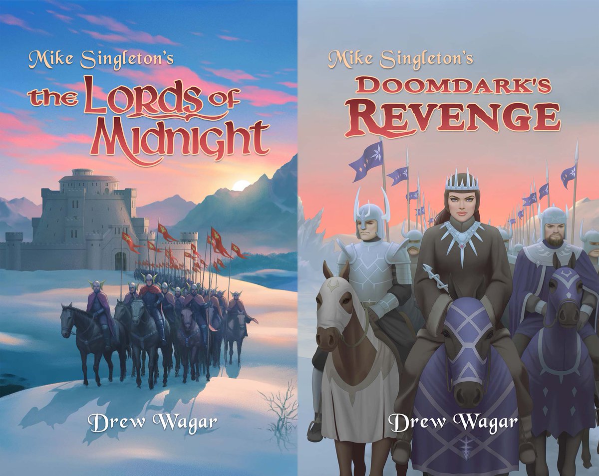 Just a reminder that The Lords of Midnight and Doomdark's Revenge novels are available... 
drewwagar.com/midnight/

#thelordsofmidnight #doomdarksrevenge #mikesingleton #drewwagar #zxspectrum #c64 #amstradcpc464 #gamingnovel