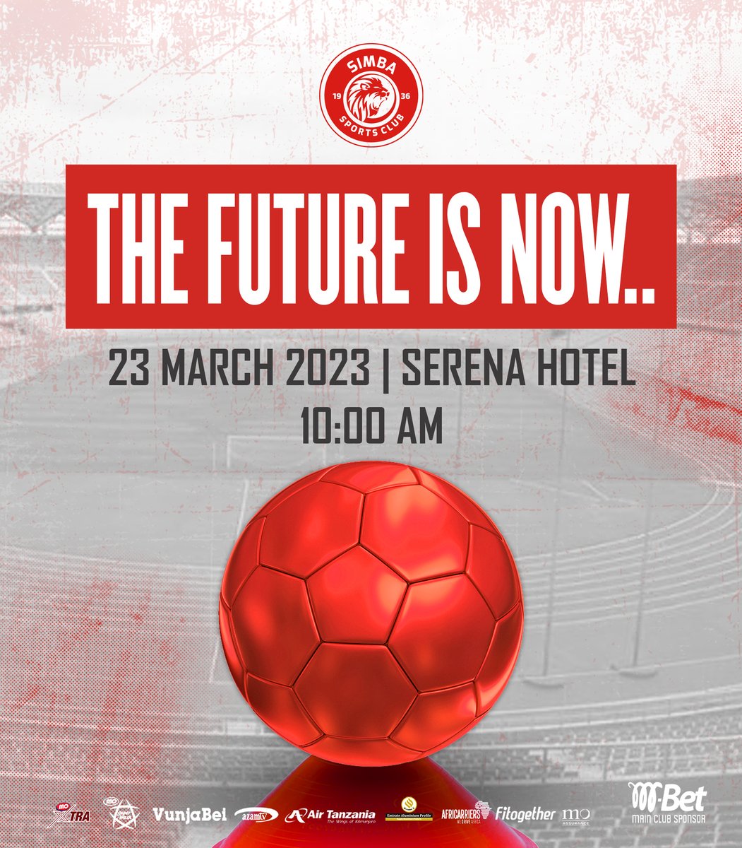 SimbaSCTanzania's tweet photo. Kama kawaida yetu hatuna jambo dogo.

Kaa tayari kesho saa 4:00 asubuhi. #WenyeNchi #NguvuMoja https://t.co/dF7pw42rbR