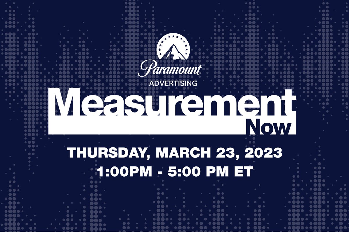 blockgraph's tweet image. Tomorrow, 3/23, @blockgraph  CEO Jason Manningham will be participating in @paramount_ads Measurement Now event. Register to hear insights about the new TV ad ecosystem from leaders across the industry. #MeasurementNow #ParamountAdvertising 
events.paramount.com/measurementnow