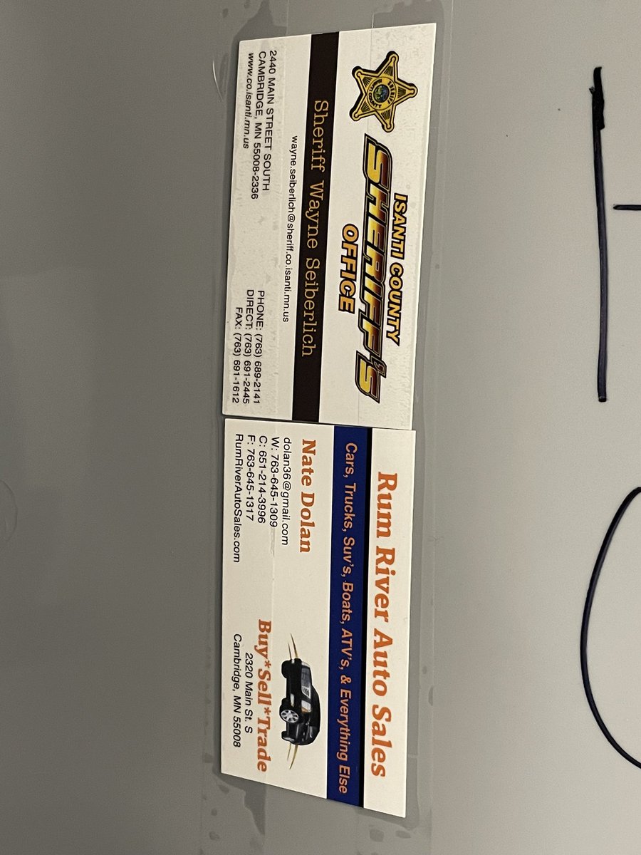 Thank you to Rum River Auto Sales and Isanti County Sheriff Wayne Seiberlich for the donation of treats for our staff!  #Thanks #gratitude #appreciation