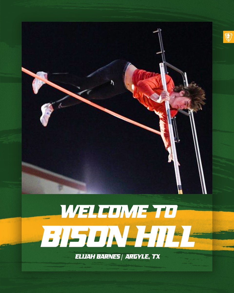 OBU_TrackXC's tweet photo. Welcome to Bison Hill, @Eli_Barnes23 

#OnToVictory https://t.co/ZEsVzC6VWH