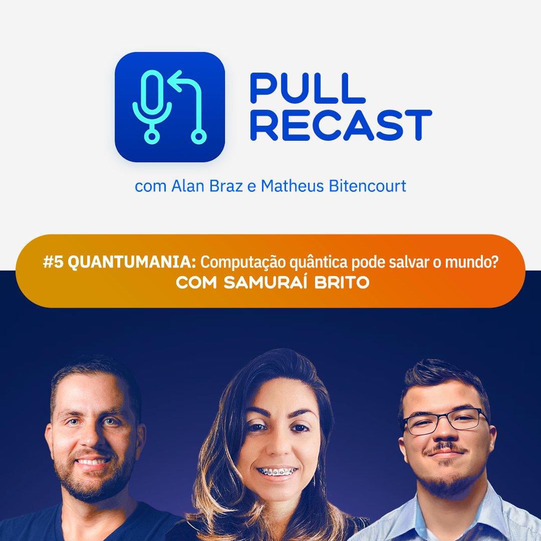 pullrecast's tweet photo. Áudio disponível do episódio #5 Quantumania: computação quântica pode salvar o mundo! https://t.co/8fyW76ZW6J #pullrecast #QuantumComputing https://t.co/5kpBaTetBO