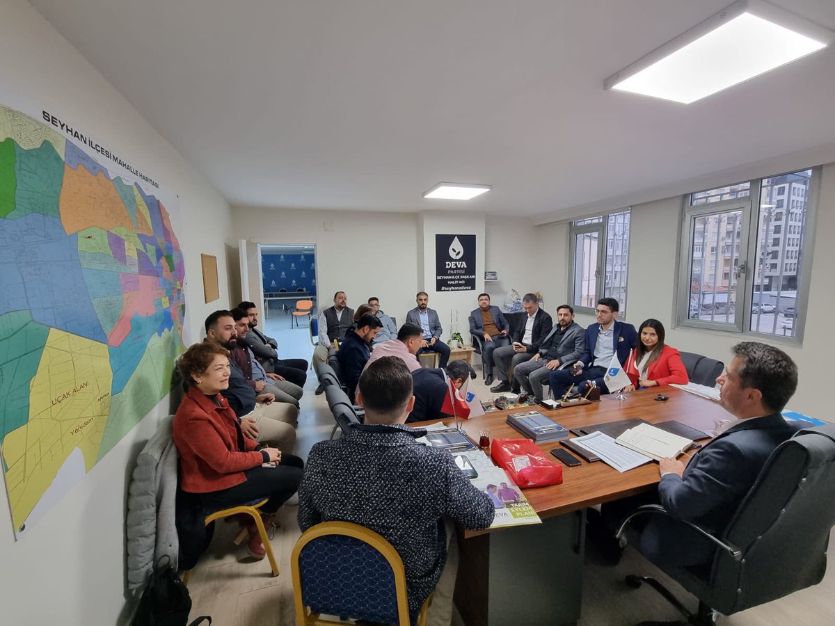 HalitAci's tweet photo. Haftalık olağan YK toplantımızı gerçekleştirdik.

Kazanan Türkiye olsun, oylar Deva olsun diye planlı programlı çalışmaya devam ediyoruz.

Mutlu, zengin ve özgür bir ülkede yaşama hayalimiz gerçeğe dönüyor.
#14Mayıs #Milletİttifakı #DevaPartisi https://t.co/9eQupJcMFA