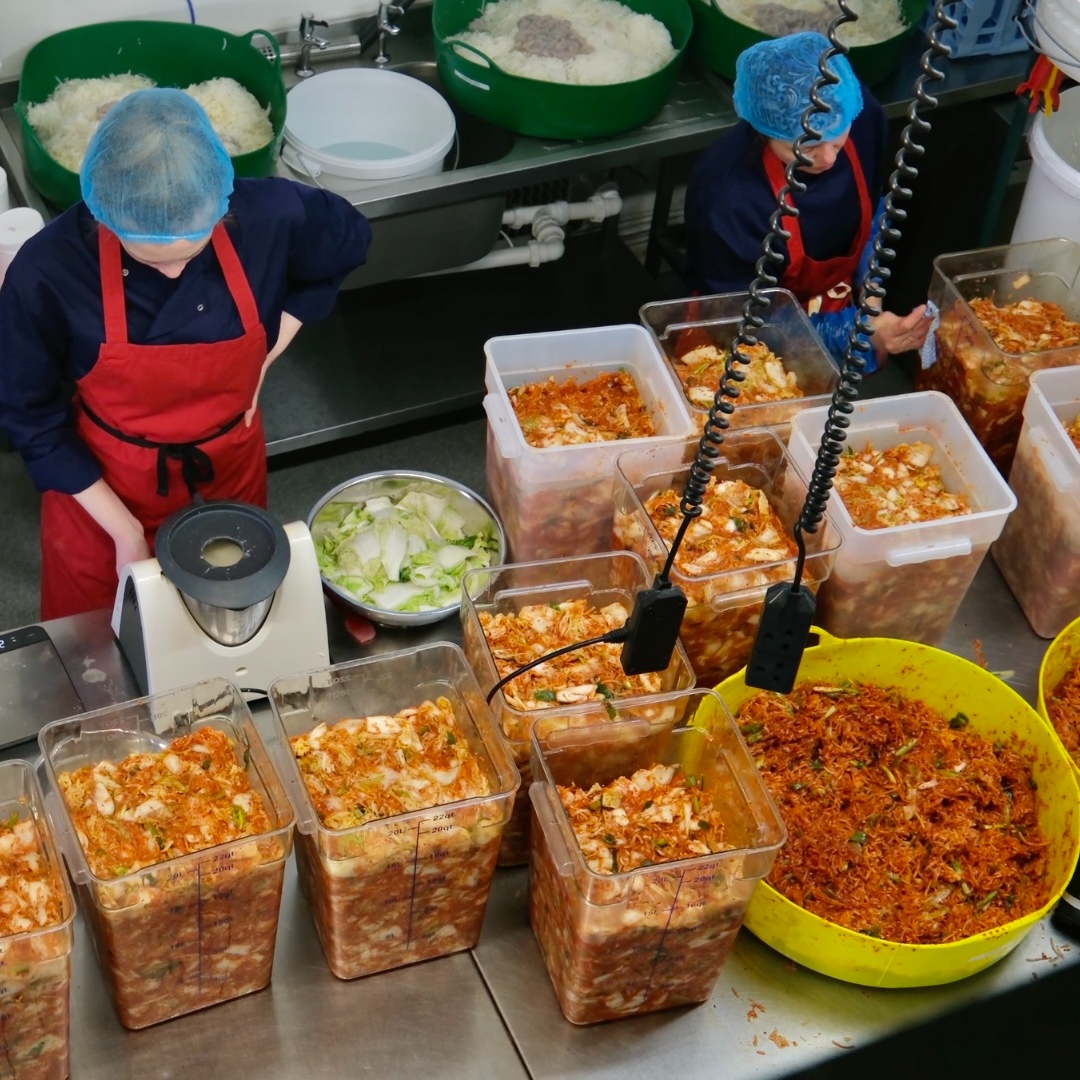Kimchi production in in full swing 😍

#newcastlefood #newcastlefoodie #fermentedfood #kimchi #koreanfood #authentickimchi
