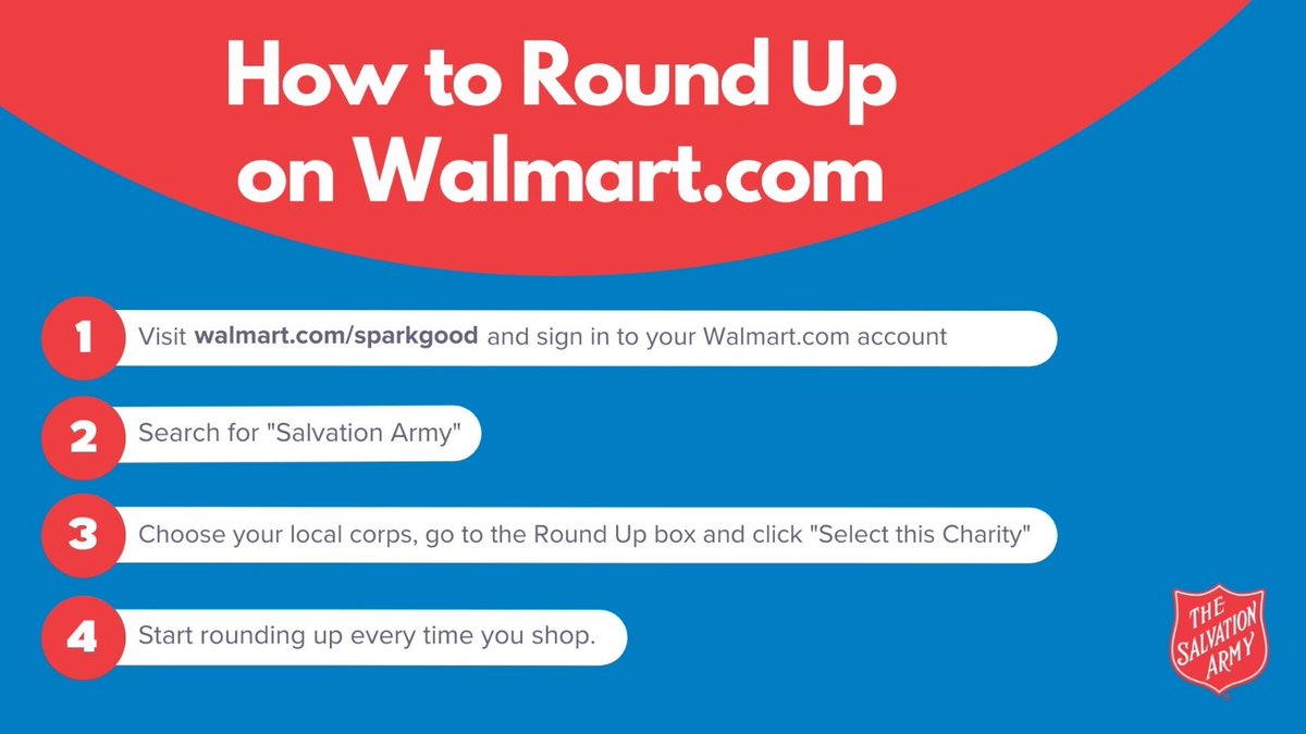 ECRedShield's tweet photo. For a limited time, when you shop on https://t.co/F5xFMBLjOY, you can round up your change and donate it to The Salvation Army! Visit https://t.co/6R5DkqeTJV - find SALVATION ARMY, EL CAJON, CA - Begin shopping!
*Promotion runs through 3/31/23*
#WalmartSparkforGood #SalvationArmy https://t.co/brJjN9lWVo
