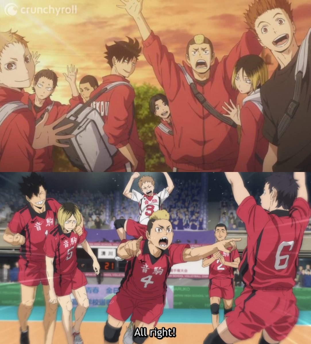 Crunchyroll's tweet photo. Nekoma High ❤️ (via @OfficialHaikyu) https://t.co/rMEZVWlAqA