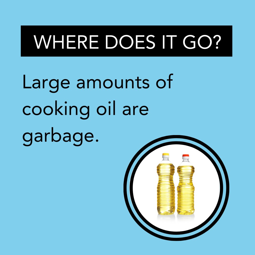 RecologyKC's tweet photo. Large amounts of oil are considered garbage or can be dropped off at The Recology Store. However, if you have small amounts of oil and grease on napkins and other paper products, these can go in the compost! 🥓 

#WDIGW https://t.co/sGlSCy3CE9