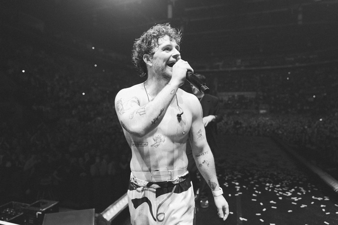 LiveNationUK's tweet image. .@Tom_Grennan's spectacular UK arena tour is coming to a close with a final night at London's @theo2 TOMORROW 💚

 Limited tickets remain! Don’t miss your chance to see the BRIT nominated hitmaker live 👉 livenation.uk/JXmE50NcKuh

📸: Nicholas O'Donnell