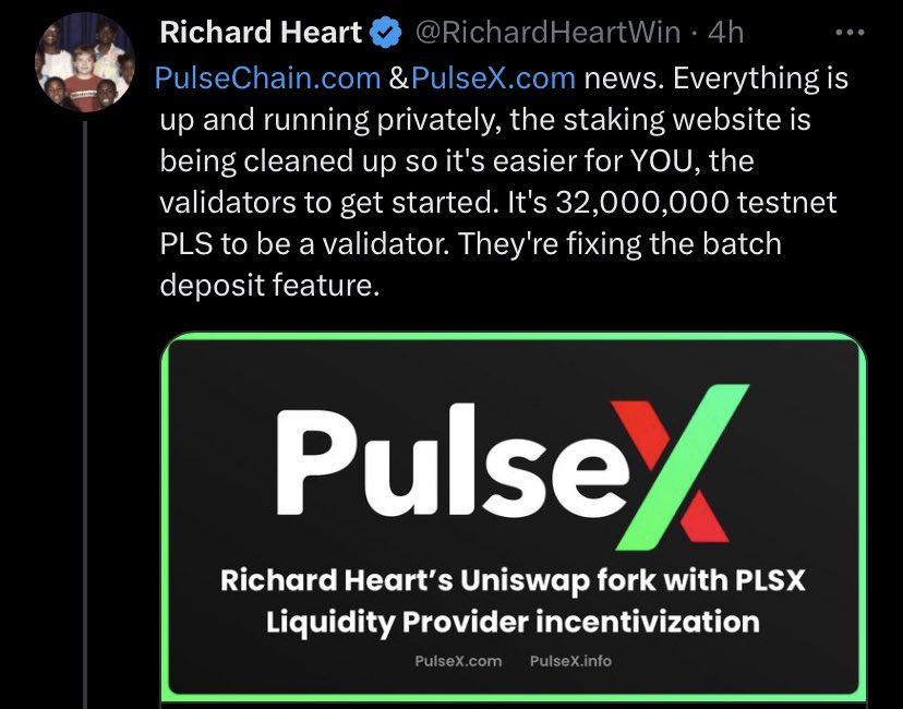 KatieePCrypto's tweet photo. Who thinks we will have #PulseChain V3 this weekend? 🙋‍♀️

$HEX https://t.co/OW0ABinSjy