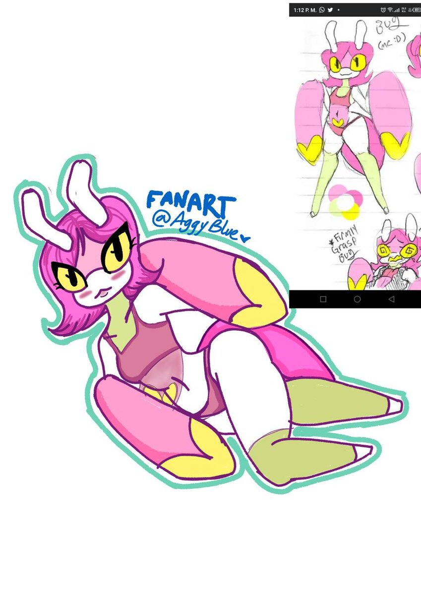 BarbieDorito23's tweet photo. #furryart  
a little fanart uwu
bugbugbugbugbug <3 i love bug
@NotOkayWeirdo https://t.co/f5mSdcnTrc