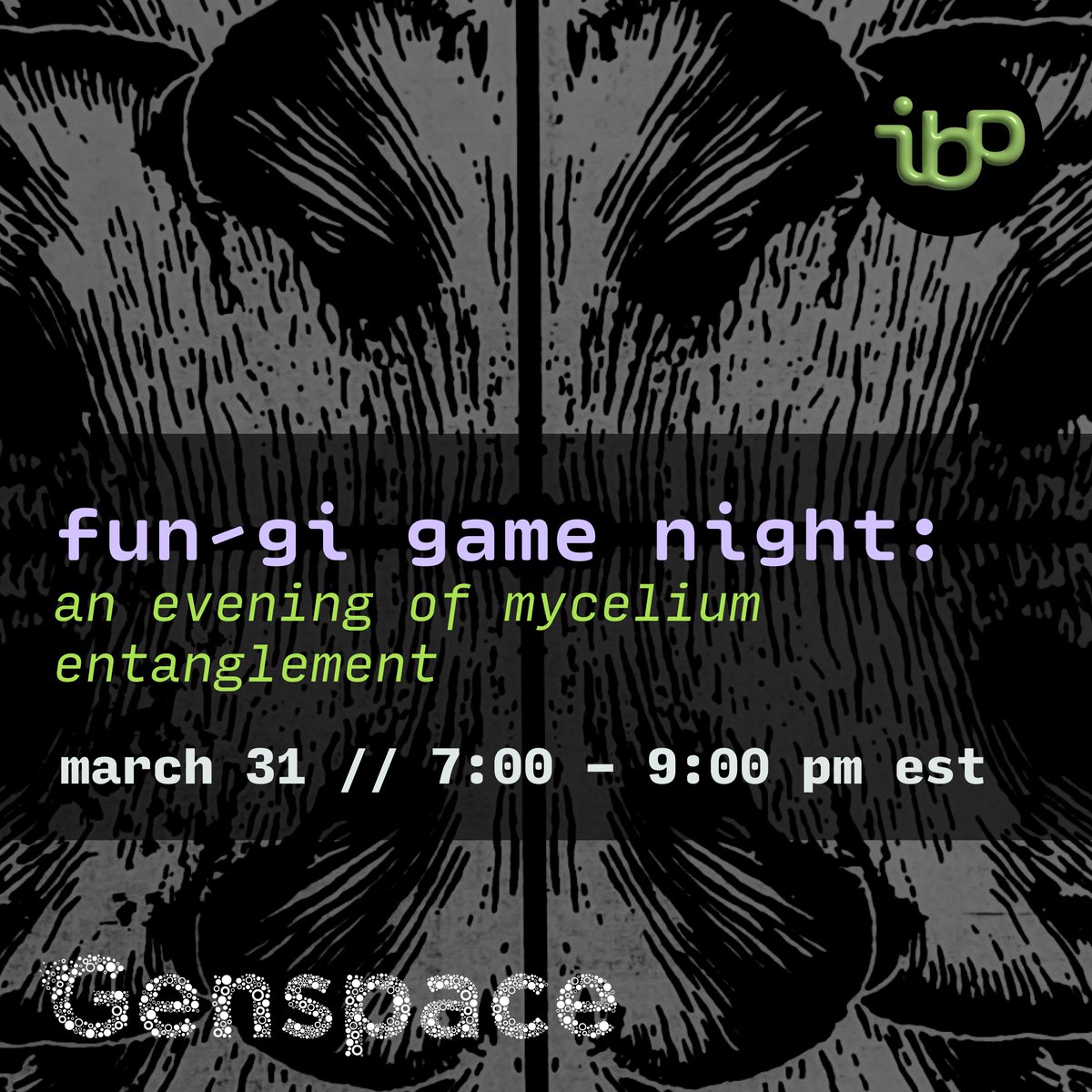genspacenyc's tweet photo. Roll the dice on an evening of fungi-first board games and mushroom crafts, where we will embody the magic and mystery of mycelium!

Snacks &amp; Drinks included 

Register today: https://t.co/Z8Gigpw2Ud https://t.co/AS8QyxPm0G