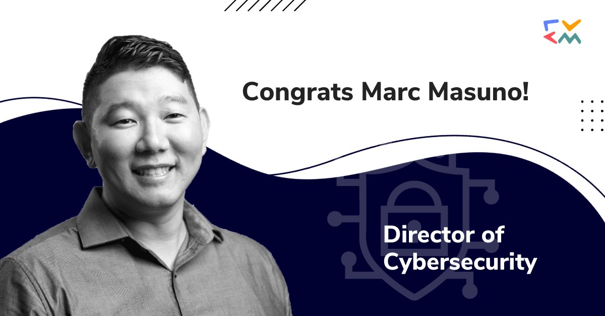 We're excited to announce that Marc Masuno for being appointed as RVCM's Director of Cybersecurity!

With his extensive experience in the field and proven track record, we are confident that Marc will lead our cybersecurity efforts to new heights. Congratulations Marc! 🎉