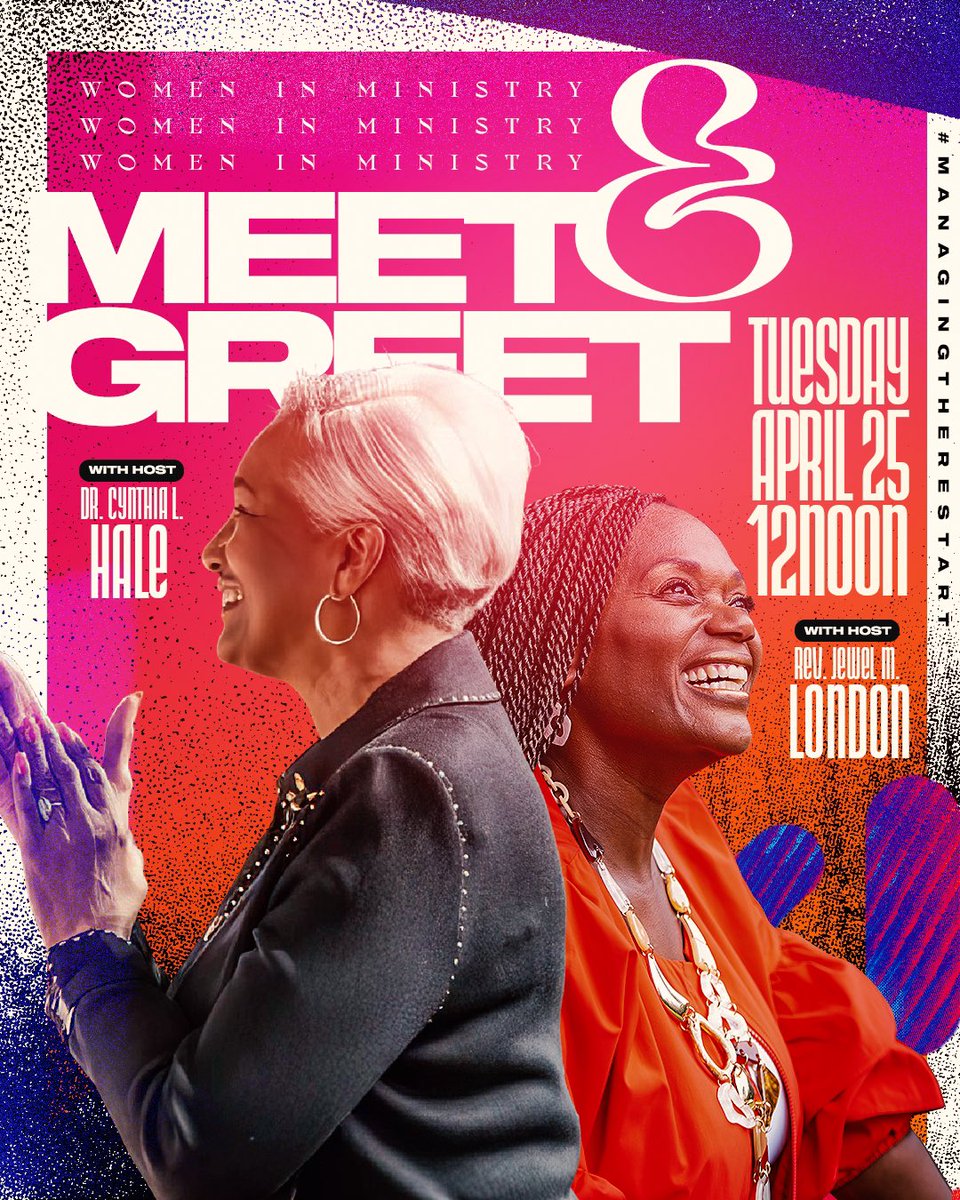rdwic3's tweet photo. Women-in-Ministry are invited to RSVP for a special Meet &amp; Greet on April 25 with IC3 Board Chair @Sororcyn and @jewellondon . 

Space is limited so be sure to select this option when you register for the 2023 IC3 Conference. https://t.co/hh8IoMMdjU
#WomenClergy #IC32023 https://t.co/QigiX2xZpp