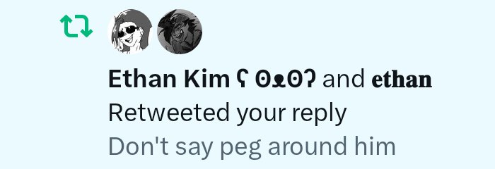 What did I say.