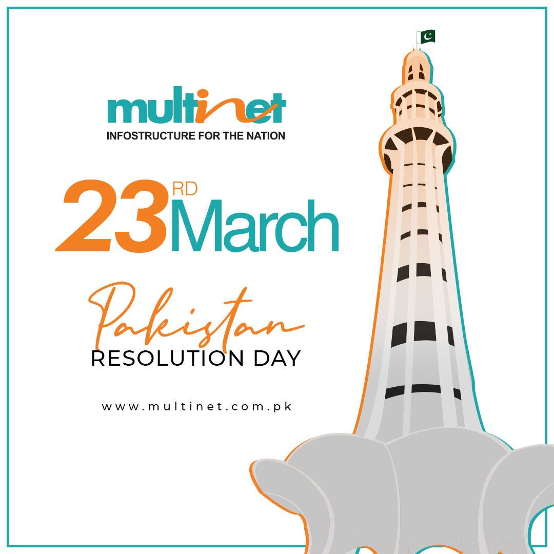 OfficialMPPL's tweet photo. This Pakistan Resolution Day, let's celebrate the #PakistaniSpirit by uniting as one nation.
#PakistanResolutionDay #23rdMarch #PakistanDay #MultinetPakistan #TechnologyAndCommunication #PartnerOfChoice #InfostructureForNation https://t.co/KR8W0PAluB