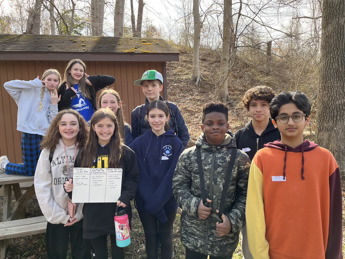 AnnStrozyk's tweet photo. @hcpss_elms Great discussions today- how can I be part of climate action in my home &amp; my community. TY Teachers, parents and @HCConservancy Vols! ❤️🌎#climateexpedition #climateaction #youthvoice https://t.co/DXJskasr6U